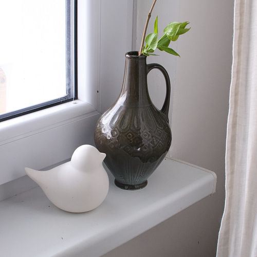 Džbán keramický zelený