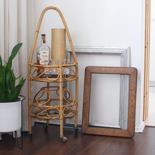 Vintage príručný stolík